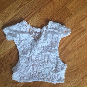 Newborn Lace Romper